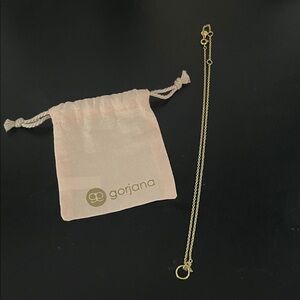 Gorjana Gold 18k Gold Plated - Rose Interlocking Necklace